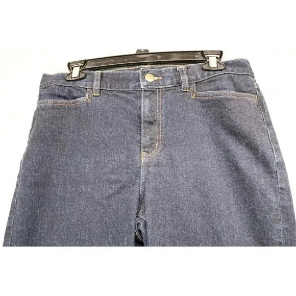 Women's Ralph Lauren Classic Midcalf Blue Jeans-Size 6-Dark Wash - Picture 2 of 6